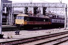c1980s British Rail BR Diesel Electric Loco 86255 Railway Slide 501 picture