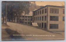 Bridgewater Woolen Company. Bridgewater Mill. Vermont Real Photo Postcard RPPC picture