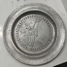 1776 soldier commemorative plate vintage picture