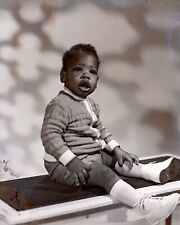 VTG 1950s Photo Negatives Cute Toddler African American Black Three Portraits picture