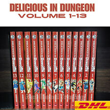 DELICIOUS IN DUNGEON Manga Set Vol. 1-13 English Version Ryoko Kui Comic Book picture