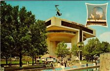 Vintage Post Card 1964-65 New York Worlds Fair Port Of NY Heliport & Exhibit picture