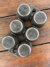 Griswold Cast Iron 6 Cup Muffin Pan. HTF Variation with Raised Numbers  picture