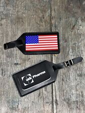 UCB Pharma Pharmaceuticals  Drug Rep (1) Luggage Tag with American Flag Unused picture