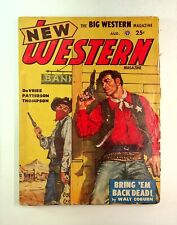New Western Magazine Pulp 2nd Series Aug 1950 Vol. 22 #1 VG/FN 5.0 picture