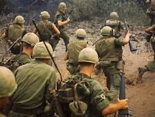 US Military Marching in Vietnam War Vintage Picture Poster Photo Print 8x10 picture