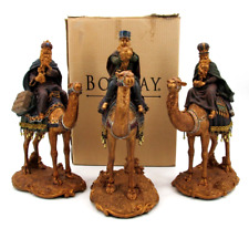 Vtg 2002 Bombay Three Wise Men Christmas Figure Gold Camel Collectible Holiday picture