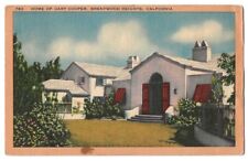 Brentwood Heights California c1940's Gary Cooper Home, Hollywood Movie Star picture