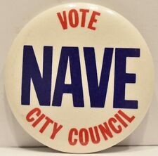1990s Vote Meyers Nave City Council Marin County Political Campaign Pinback picture