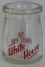 White House, The Purest Kind 1 3/4” Glass Creamer Jar picture