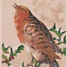 1890s Roberts & Hoag Fine Dry Goods Store Utica New York Brown Bird Trade Card picture
