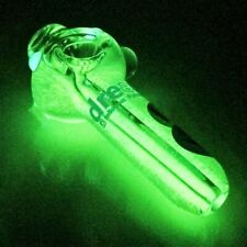 Glow Freezable Glitter Glass Pipe AMERICAN MADE Smoking Bowl Glass Small Size picture