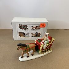 Lefton Colonial Village 1989 Horse WAGON CARRIAGE #07322 picture