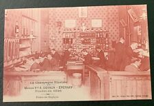 cpa 51 EPERNAY Rare Color Card Widow's House Devaux Employee Office picture