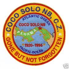 US NAVY BASE PATCH, COCO SOLO NAVAL BASE CANAL ZONE, GONE BUT NOT FORGOTTEN   Y  picture