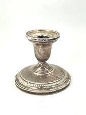 Vintage Revere Sterling Silver Candlestick Votive Candle Holder 925 Weighted L2 picture