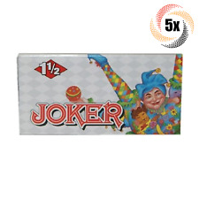 5x Packs Joker Rolling Papers 1 1/2 | 24 Papers Each | + 2 Free Rolling Tubes picture