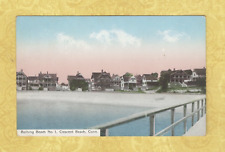 CT Niantic Crescent beach bathing #1 ROW OF HOMES CONN to South Windsor Church picture