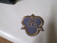 PATCH OLDER SEW ON SLS CROWN SECURITY LIGHTER COLORED  picture
