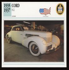 1935 - 1937 Cord 812  Classic Cars Card picture