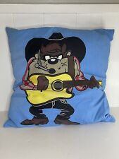 Vintage Looney Tunes Taz Merry Melodies Pillow 18 in picture