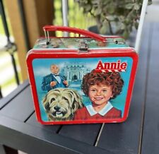 Vintage Little Orphan ANNIE Metal Lunch Box With Thermos picture