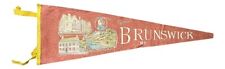 Vintage Brunswick Maine Pennant 1940s 40s 1950s 50s Bowdoin College picture