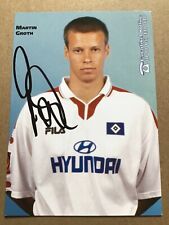 Martin Groth, Germany 🇩🇪 Hamburger SV 1998/99 hand signed picture