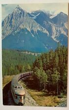Canada Postcard Canadian Pacific Railroad Train Yoho Nat'l Park Mt Chancellor  picture