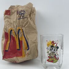 McDonald’s Disney Animal Kingdom Tumbler Mickey Mouse Original Bag VTG 1999 picture