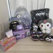 Sanrio Goods lot set 13 Kuromi Shoulder bag Stacking Chest Face pouch Plush   picture