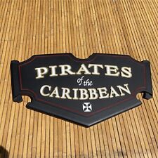 Custom Made pirates caribbean Disney Sign 28” X 16” picture