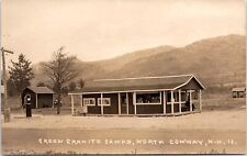 RPPC - Green Granite Camps, North Conway, New Hampshire - Real Photo Postcards picture