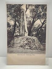 Indian Monument Stockbridge Massachusetts Early 1900's Excelsior Postcard Unmark picture
