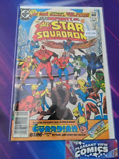 ALL-STAR SQUADRON #25 HIGH GRADE 1ST APP NEWSSTAND DC COMIC BOOK H13-149 picture