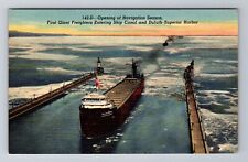 Duluth MN-Minnesota, Opening Of Navigation Season, Antique, Vintage Postcard picture