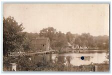c1910's Old Mill & Pond View Smithtown Long Island NY RPPC Photo Postcard picture