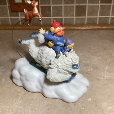DEPARTMENT 56 North Pole Village  #56860 Rudolph-abominable Snowman On Sled picture