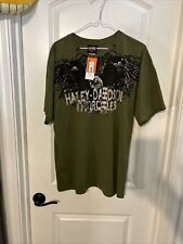 HARLEY-DAVIDSON Men's Short Sleeve T-Shirt VENTURA CAMARILLO CA Green L NWT picture