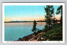 CA-California, Yellowstone Lake, Mount Sheridan, Park, Vintage Postcard picture