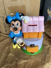  Vintage Disney Minnie Mouse Wishing Well Piggy Bank   picture