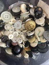 Lot of Various Vintage Buttons 2+ Pounds picture