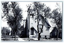 c1940's First Baptist Church Sibley Iowa IA RPPC Photo Unposted Vintage Postcard picture