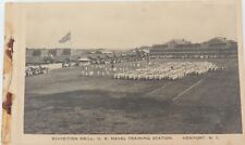 cWW1 Rare Booklet of US Military Postcards. Naval Training Station, Newport R.I. picture