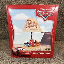 Vintage Disney Pixar Cars Radiator Springs Table Lamp Lightning McQueen Tested picture