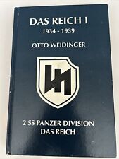 Rare Autographed Copy Das Reich 1 Otto Weidinger 2 SS Panzer Division 1934-1939 picture