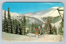 Loveland Pass CO-Colorado, Winter Visa Arapahoe Basin Vintage Souvenir Postcard picture