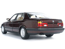 1986 BMW 730i (E32) Dark Red Metallic 1/18 Diecast Model Car by Minichamps picture