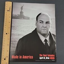 2007 Print Ad James Gandolfini HBO The Sopranos Made in America picture