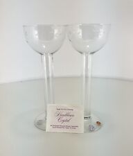 Princess House Pair Of Two Handblown Vintage Extra Large Crystal Margarita picture
